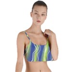 Texture Multicolour Gradient Grunge Layered Top Bikini Top 