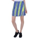 Texture Multicolour Gradient Grunge Tennis Skirt