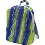 Texture Multicolour Gradient Grunge Zip Up Backpack