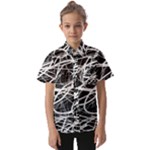 Flower Print Doodle Pattern Floral Kids  Short Sleeve Shirt