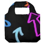 Colorful Arrows Kids Pointer Premium Foldable Grocery Recycle Bag