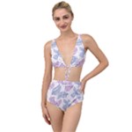 Blob Gradient Blur Scatter Tied Up Two Piece Swimsuit