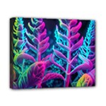 Spring Flower Neon Wallpaper Canvas 10  x 8  (Stretched)