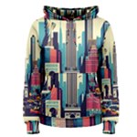 Skyscrapers City Usa Women s Pullover Hoodie