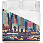 Skyscrapers City Usa Duvet Cover (King Size)