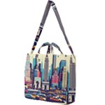 Skyscrapers City Usa Square Shoulder Tote Bag