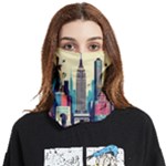 Skyscrapers City Usa Face Covering Bandana (Two Sides)