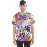 Digital Paper Scrapbooking Abstract Men s Sport Mesh T-Shirt