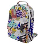 Digital Paper Scrapbooking Abstract Flap Pocket Backpack (Small)