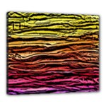 Rainbow Wood Digital Paper Pattern Canvas 24  x 20  (Stretched)