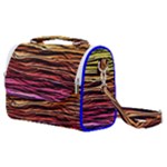 Rainbow Wood Digital Paper Pattern Satchel Shoulder Bag