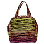 Rainbow Wood Digital Paper Pattern Boxy Hand Bag
