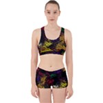 Floral Patter Flowers Floral Drawing Work It Out Gym Set