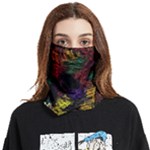 Floral Patter Flowers Floral Drawing Face Covering Bandana (Two Sides)