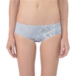 Gray Light Marble Stone Texture Background Classic Bikini Bottoms