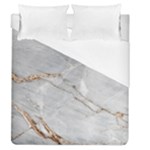 Gray Light Marble Stone Texture Background Duvet Cover (Queen Size)