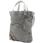 Gray Light Marble Stone Texture Background Canvas Messenger Bag
