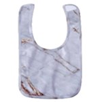 Gray Light Marble Stone Texture Background Baby Bib