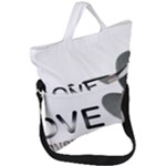 Leaf Leaf Fold Over Handle Tote Bag