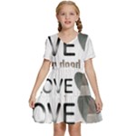 Leaf Leaf Kids  Short Sleeve Tiered Mini Dress