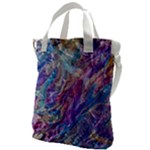Amethyst flow Canvas Messenger Bag