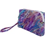 Amethyst flow Wristlet Pouch Bag (Small)
