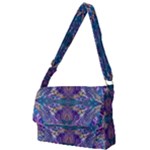 Cobalt arabesque Full Print Messenger Bag (S)