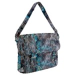 Mono Turquoise blend Buckle Messenger Bag