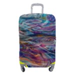 Abstarct cobalt waves Luggage Cover (Small)