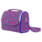 Colorful cosutme collage motif pattern Satchel Shoulder Bag