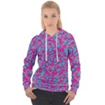 Colorful cosutme collage motif pattern Women s Overhead Hoodie