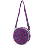 Colorful cosutme collage motif pattern Crossbody Circle Bag