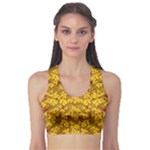 Blooming Flowers Of Lotus Paradise Fitness Sports Bra