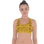 Blooming Flowers Of Lotus Paradise Cross String Back Sports Bra