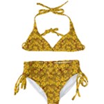 Blooming Flowers Of Lotus Paradise Kids  Classic Bikini Set