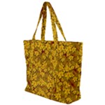 Blooming Flowers Of Lotus Paradise Zip Up Canvas Bag