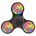 Abstract Cube Colorful  3d Square Pattern Finger Spinner