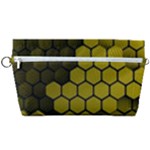 Yellow Hexagons 3d Art Honeycomb Hexagon Pattern Handbag Organizer