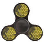 Yellow Hexagons 3d Art Honeycomb Hexagon Pattern Finger Spinner