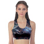 Fractal Cube 3d Art Nightmare Abstract Fitness Sports Bra