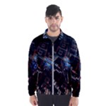 Fractal Cube 3d Art Nightmare Abstract Men s Windbreaker