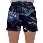 Fractal Cube 3d Art Nightmare Abstract Sleepwear Shorts