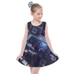 Fractal Cube 3d Art Nightmare Abstract Kids  Summer Dress