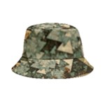 Triangle Geometry Colorful Fractal Pattern Inside Out Bucket Hat