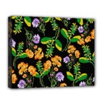 Flowers Pattern Art Floral Texture Deluxe Canvas 20  x 16  (Stretched)