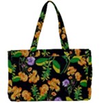 Flowers Pattern Art Floral Texture Canvas Work Bag