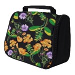 Flowers Pattern Art Floral Texture Full Print Travel Pouch (Small)