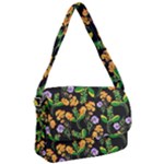 Flowers Pattern Art Floral Texture Courier Bag