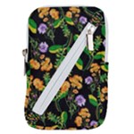 Flowers Pattern Art Floral Texture Belt Pouch Bag (Small)