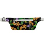 Flowers Pattern Art Floral Texture Active Waist Bag